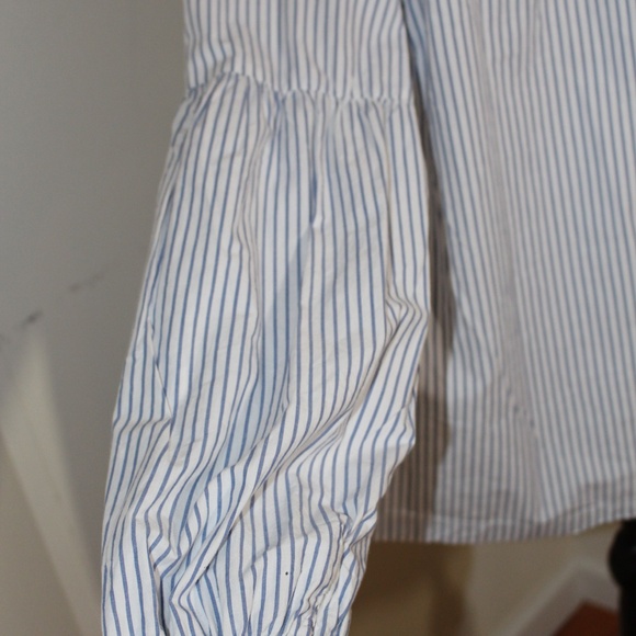 Gap, long sleeves off the shoulder button down top - Picture 6 of 10